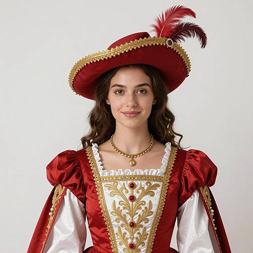 Young Woman in Renaissance Matador Costume
