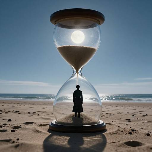 Ethereal Hourglass Dreamscape