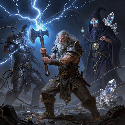 Thunderstorm Barbarian Witch-Doctor