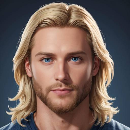 Realistic Portrait of a Young Male