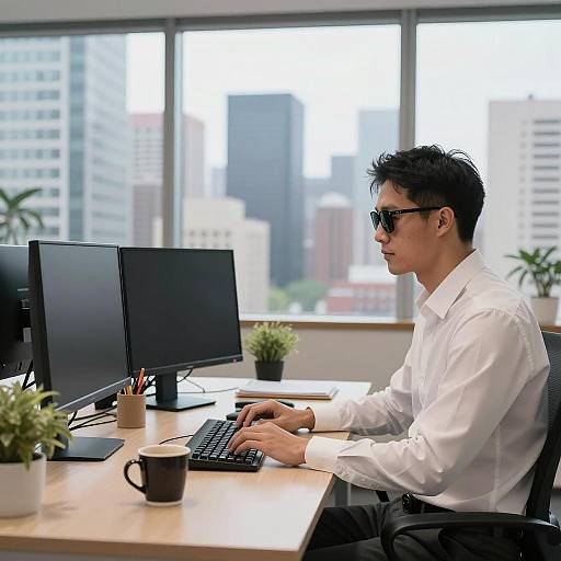 Professional Businessman in Modern Office