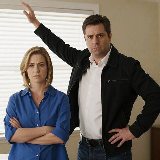 Serious Portrait of Two Diverse Individuals