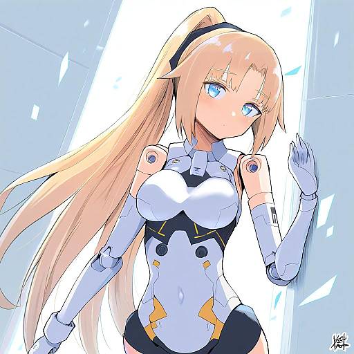 Illustration of Arnval, busou shinki in the style of Hadashi no kenji