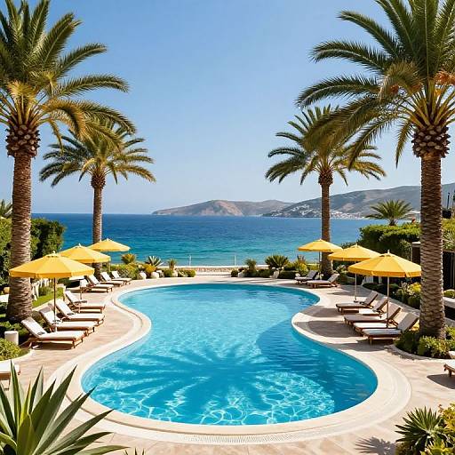 Serene Poolside Paradise in Greece
