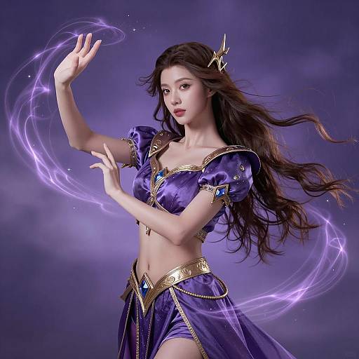 Enchanting Sorceress in Mystic Twilight