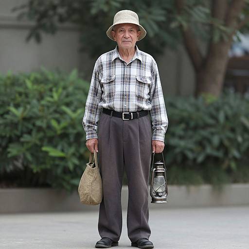 Old Man in Daytime Outfit