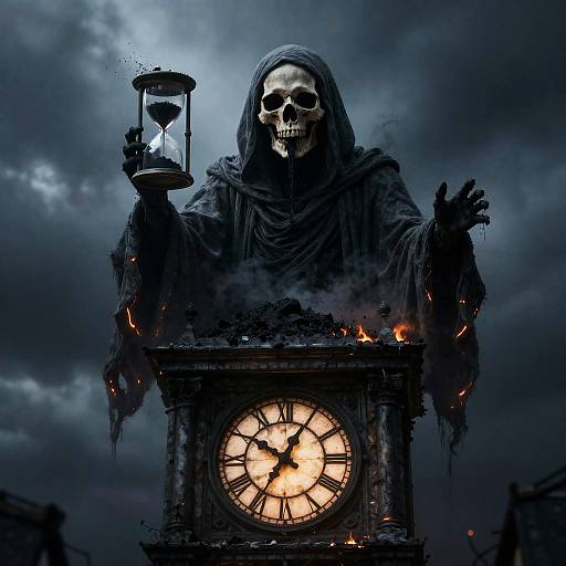 Hourglass Skull Wraith in Clocktower