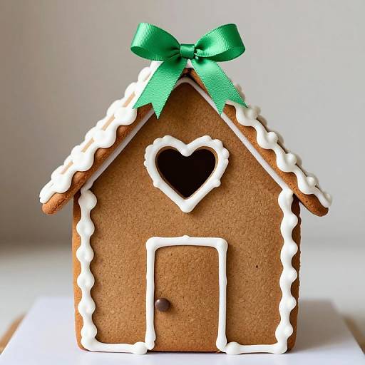 Gingerbread House with Icing Borders
