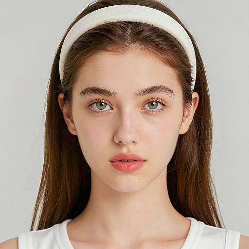 Portrait of a Young Woman with Style