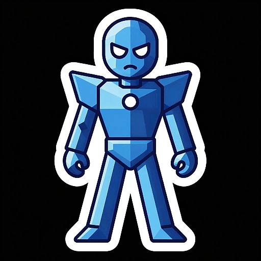 Geometric Mechashot Specter Sticker Art