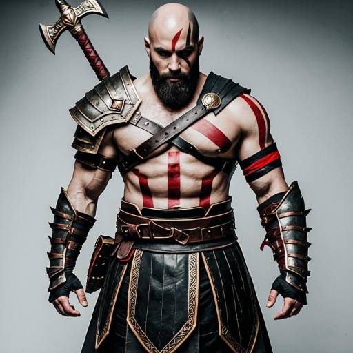 Kratos-Inspired Sexy Cosplay Outfit