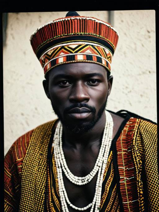 Man in Traditional African Attire