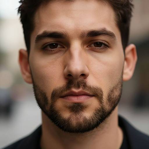 Confident Man with Stylish Goatee