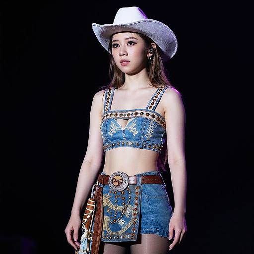 Photorealistic Concert Girl Portrait