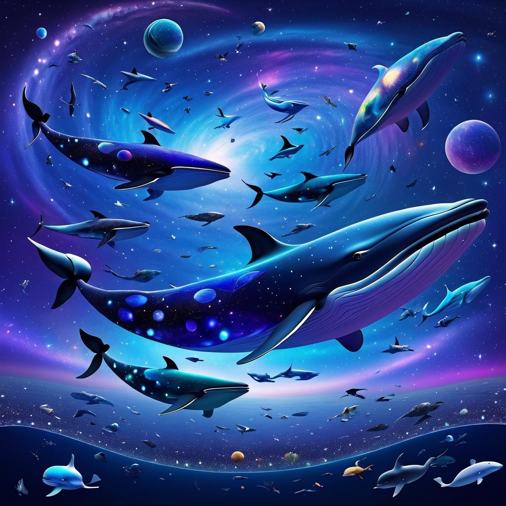 Cosmic Whales in a 3D Star Map