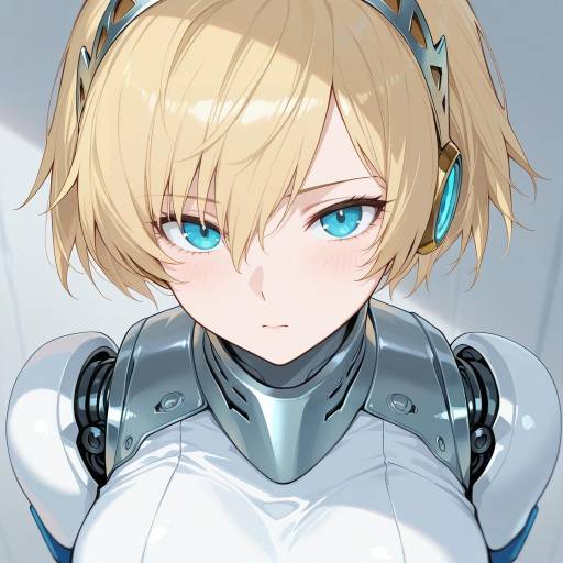 Portrait of Aigis from Persona Series