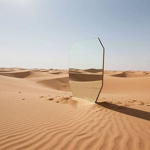 Desert of Floating Mirror Dreams