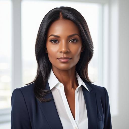 Realistic Portrait of Confident Businesswoman