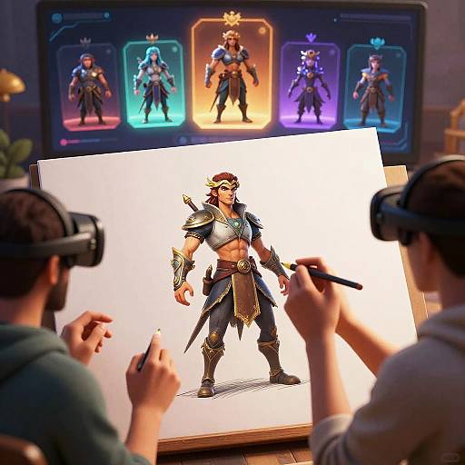 VR Character Generator with Fantasy Models