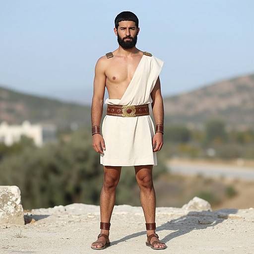 Realistic Ancient Greek Male Costume