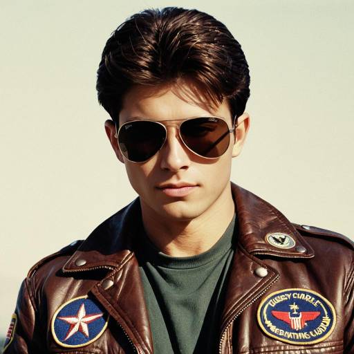 Realistic Charlie Top Gun Costume Portrait