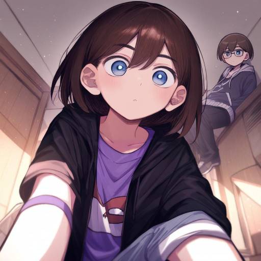 Stylish Characters in Hoodies