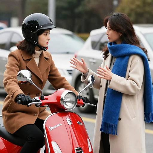 Intense Connection Between Two Women