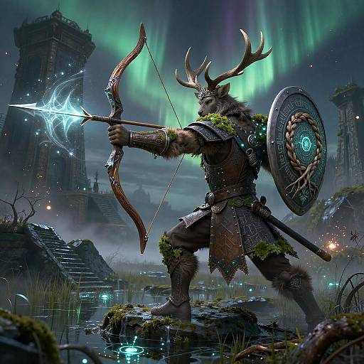 Runecrowned Stag Battle-Mage at Ziggurat