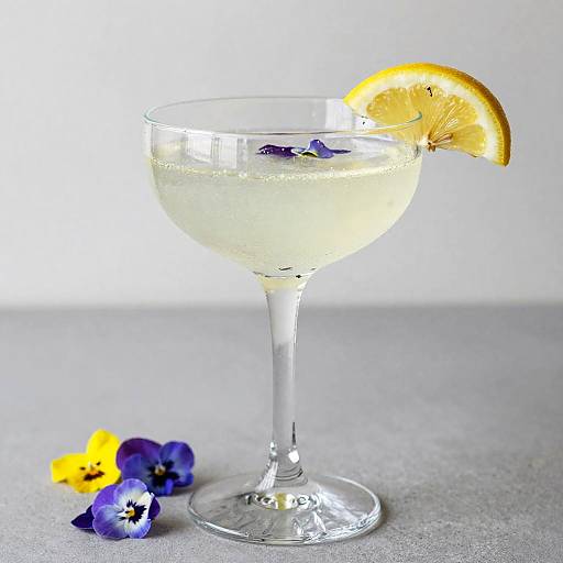 Sparkling Elderflower Lemonade in Crystal Collins