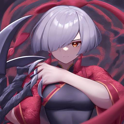 Illustration of A.k.i. (street fighter), street fighter in the style of Deaver