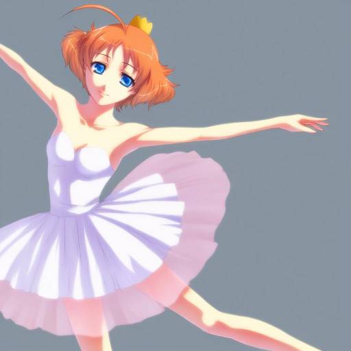 Illustration of Ahiru (princess tutu), princess tutu in the style of Iwamoto eiri