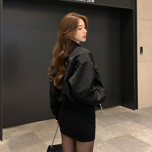 Nighttime Urban Fashion Portrait