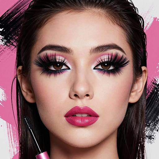Avant-Garde Bold Mascara Fashion Editorial