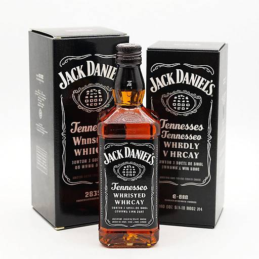 Jack Daniel's Whiskey Bottle and Box