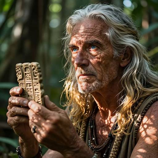 Super-Realistic Archaeologist Portrait