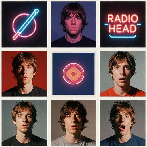 Retro-Futuristic Radiohead Album Art