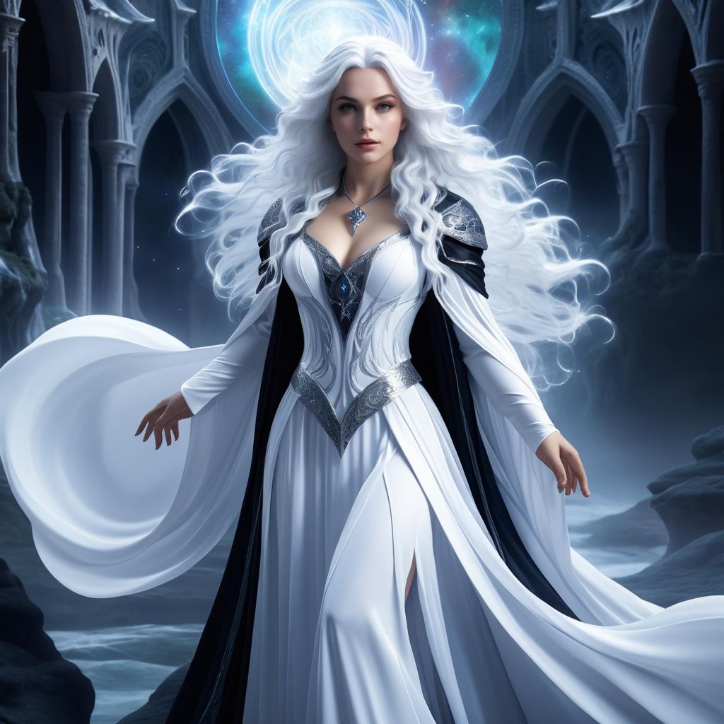 Ethereal Sorceress in Fantasy Universe