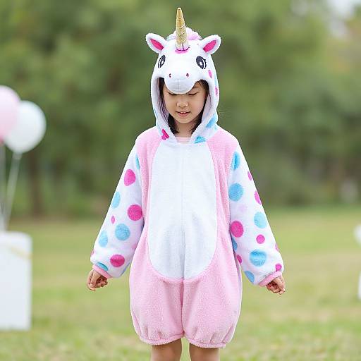 Unicorn Costume for Birthday Girl