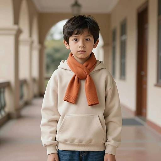 Photorealistic Portrait of Boy in Costume