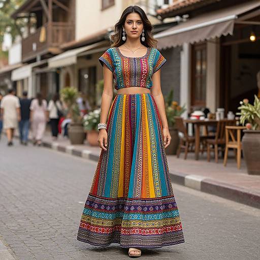 Stylish Ethnic Wear Woman Costume