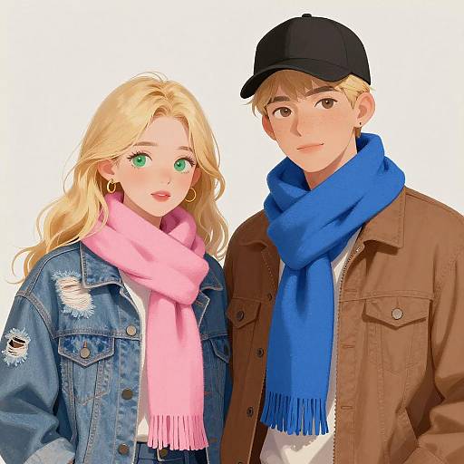 Colorful Casual Fashion Illustration