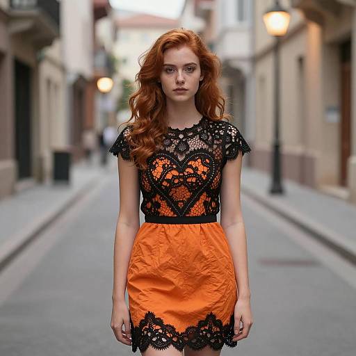 Stylish Portrait of a Woman in Urban Setting