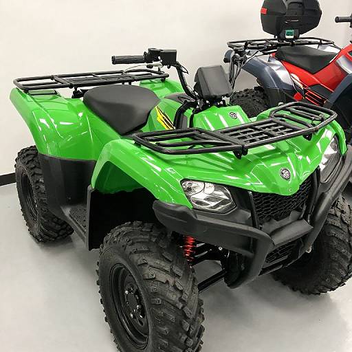 Vivid Green Kawasaki KFX90 ATV