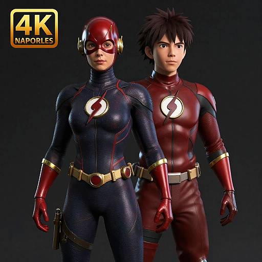 Hyperrealistic Flash-Quicksilver Fusion