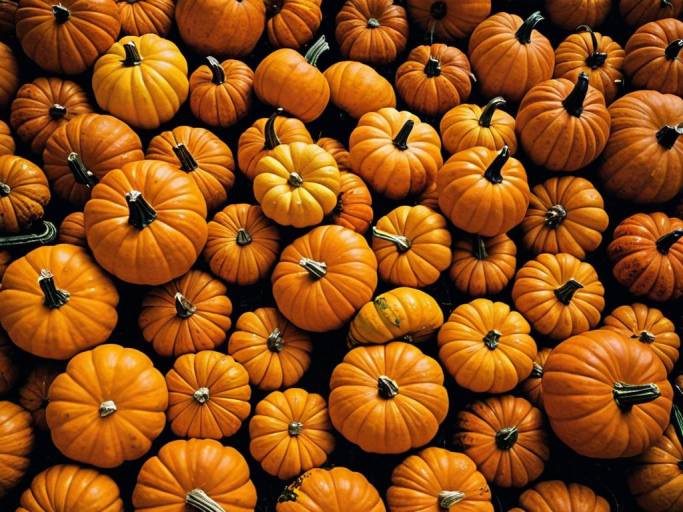 Autumn Pumpkin Wallpaper Design