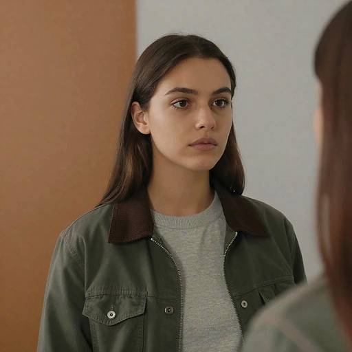 Portrait of a Woman with Reflection