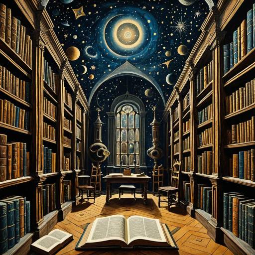 Mystical Ancient Library of Glowing Scrolls Mystical Ancient Library of Glowing Scrolls