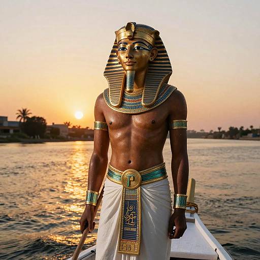 Photorealistic Portrait of Nile Captain