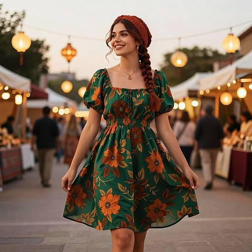 Bohemian Woman at Evening Market