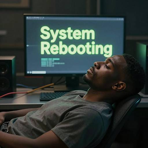 Cinematic Cyberpunk Tech Portrait